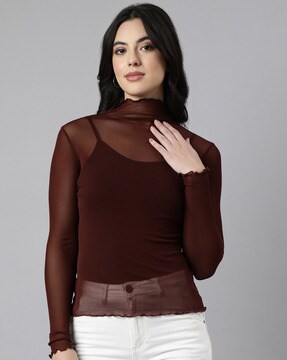 Sheer Shirts for Women - Up to 76% off