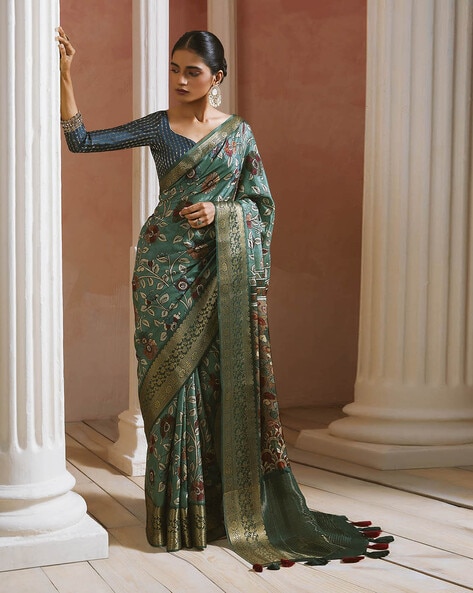 Buy Original Kalamkari Saree Online l iTokri आई.टोकरी