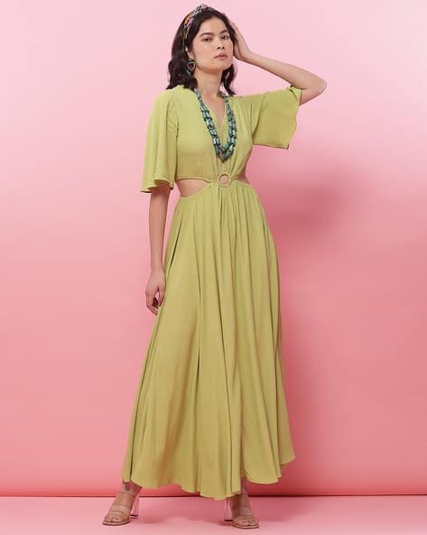 ellie wilde green dress Primavera 12193 Long Formal Dress– PromGirl main image 0