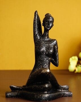 ecraftindia Lady in Yoga Position Antique Piece-picture-26