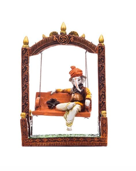 Handicrafted Lord Ganesha Idols for home decorI Meditating Ganesh | Ganesha  Idol for car dashboard, gifts