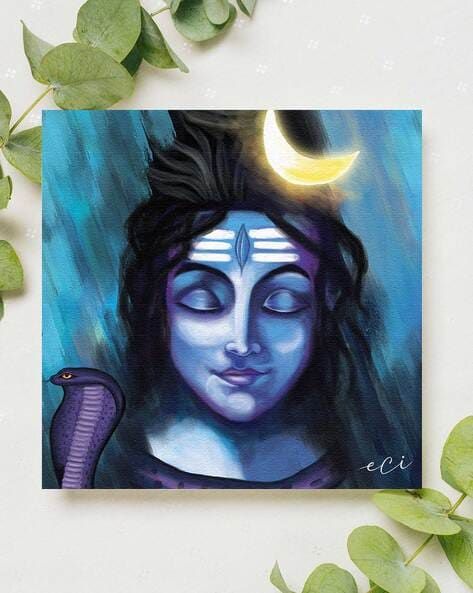 Buy ARFA Aaina - Car Sticker of Lord Shiva, 10 X 10 inchs, 1 Piecs. Black  Colour. Online at Lowest Price Ever in India | Check Reviews & Ratings -  Shop The World