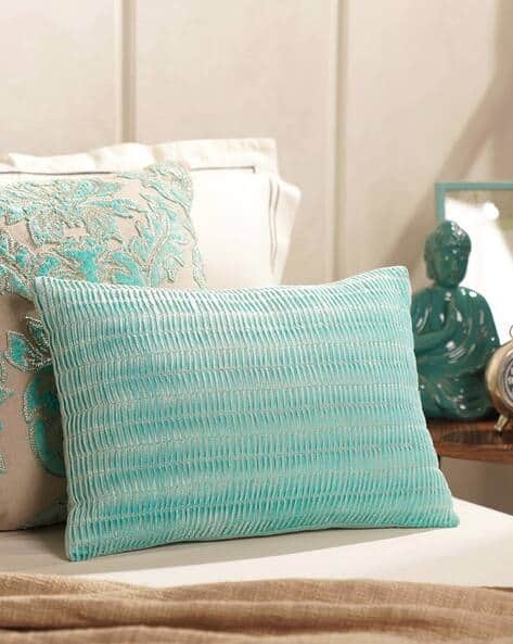 Buy Blue Cushions Pillows for Home Kitchen by Pure Home And
