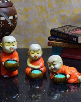 Set of 3 Monk Candle Holders-image-19