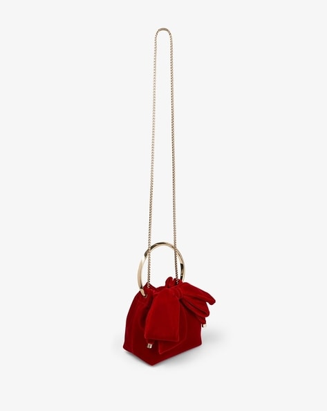 Jimmy Choo Bon Bon Velvet Bucket Top-Handle Bag - Bergdorf Goodman