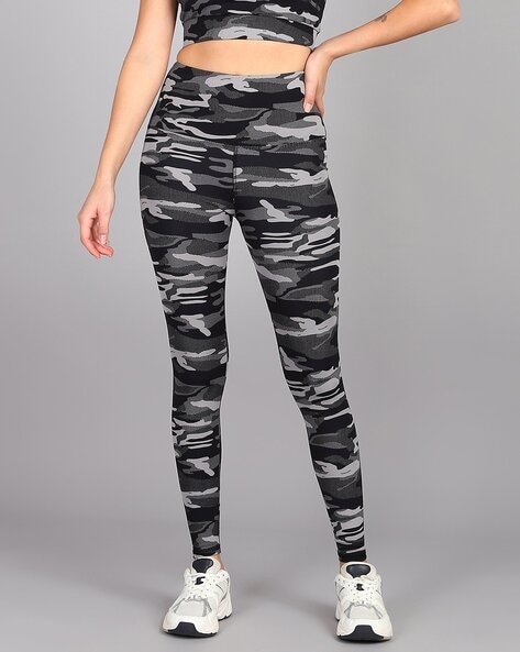 Rothco Womens Camo Performance Workout Leggings - Woodland Camo