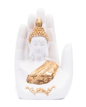 ecraftindia Decorative Palm Buddha Figurine Showpiece-picture-7
