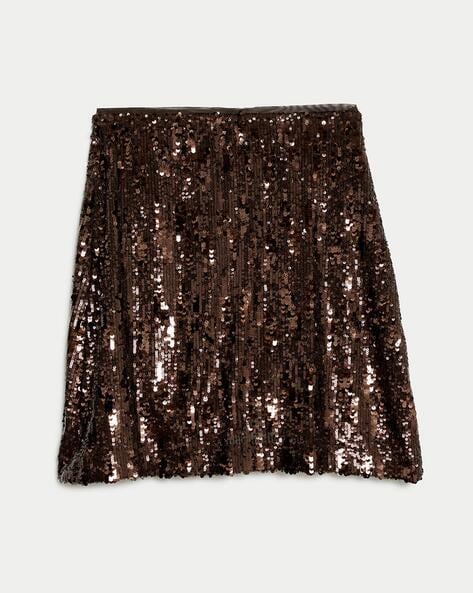 Buy Chocolate Brown Skirts for Women by Marks Spencer Online Ajio