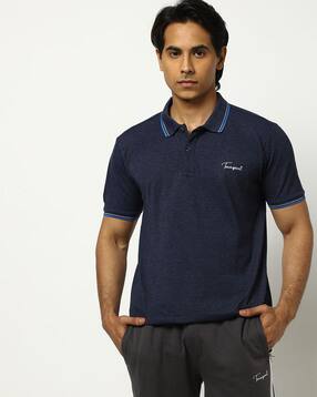 teamspirit Regular Fit Polo T-Shirt with Brand Print-picture-43