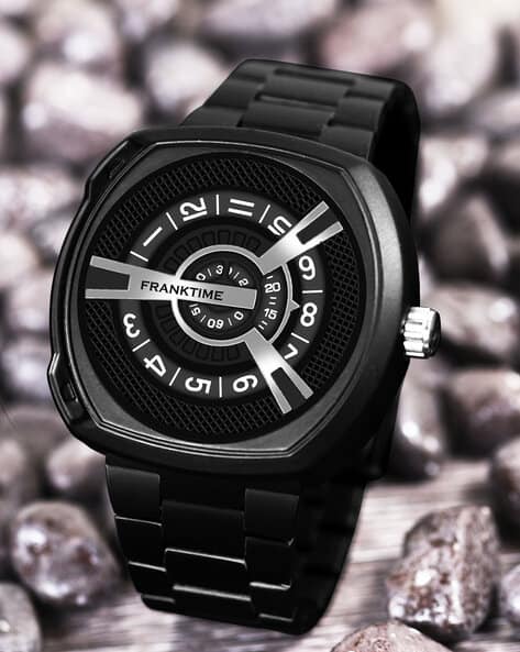 Frank Time FT-0020 BLK Men Analogue Wrist Watch