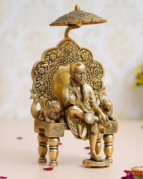 Buy Gold Showpieces & Figurines for Home & Kitchen by Ecraftindia Online