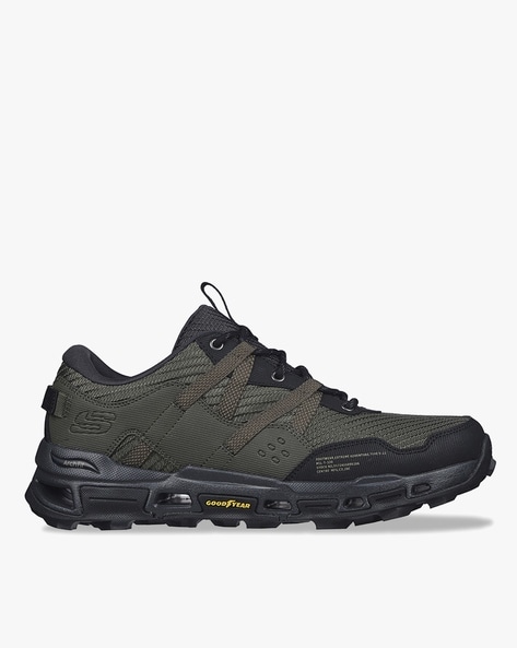Men Arch Fit Glide Step Trail Lace-Up Shoes