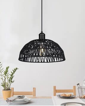homesake Adjustable Ceiling Hanging Light with Rattan Shade-picture-39