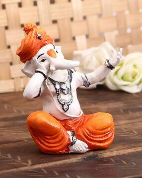 ecraftindia Decorative Showpiece of Lord Ganesha Singing-picture-13