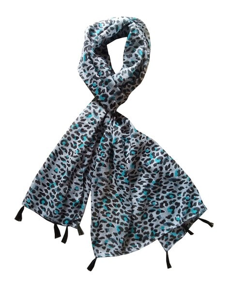 Women Printed Stole with Tassels Price in India