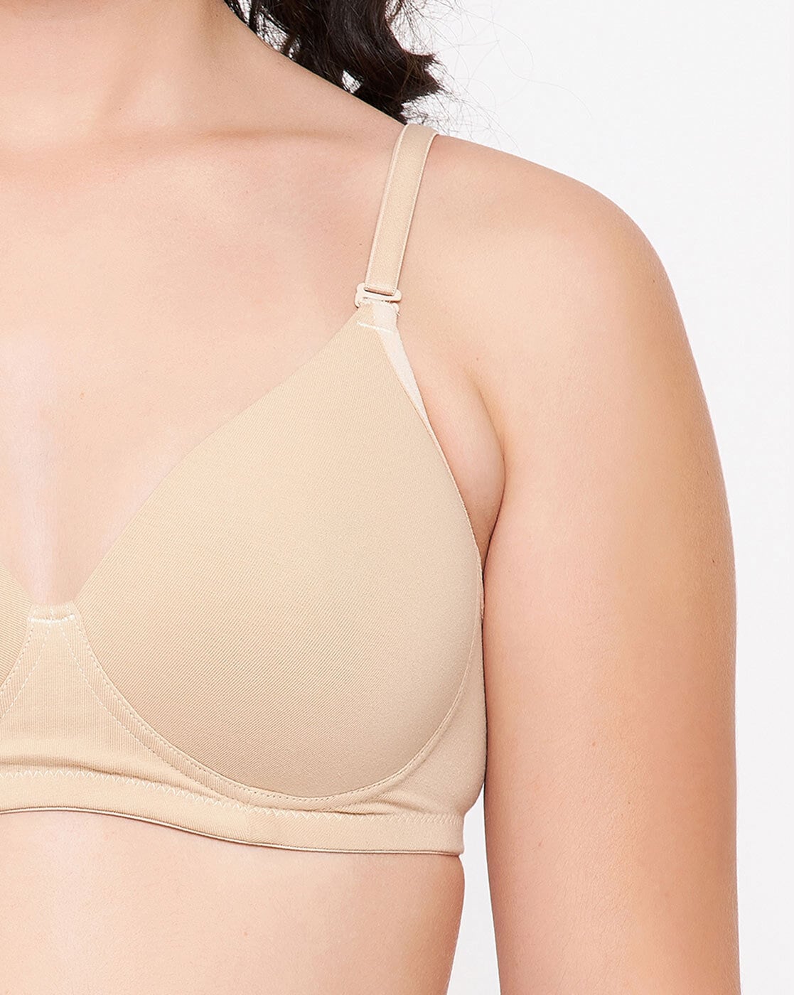 Buy Clovia Padded Wired Medium Coverage T-Shirt Bra - Nude at Rs.1299  online