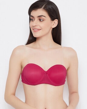 Padded Lace Full-Coverage Under-Wired Balconette Bra