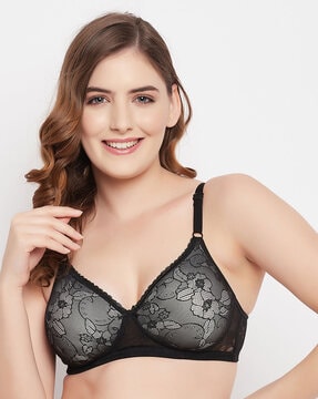 Clovia Non-Wired Non-Padded Full Cup Plus Size Lace Bra Women Full Coverage  Non Padded Bra - Buy Clovia Non-Wired Non-Padded Full Cup Plus Size Lace Bra  Women Full Coverage Non Padded Bra
