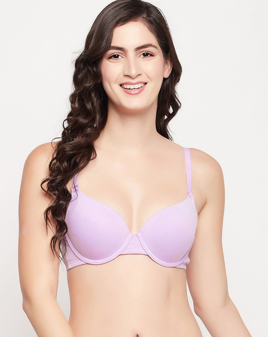 Buy Satin Tie-Up Bra with Bikini Panty in Purple Online India, Best Prices,  COD - Clovia - BP0231A15
