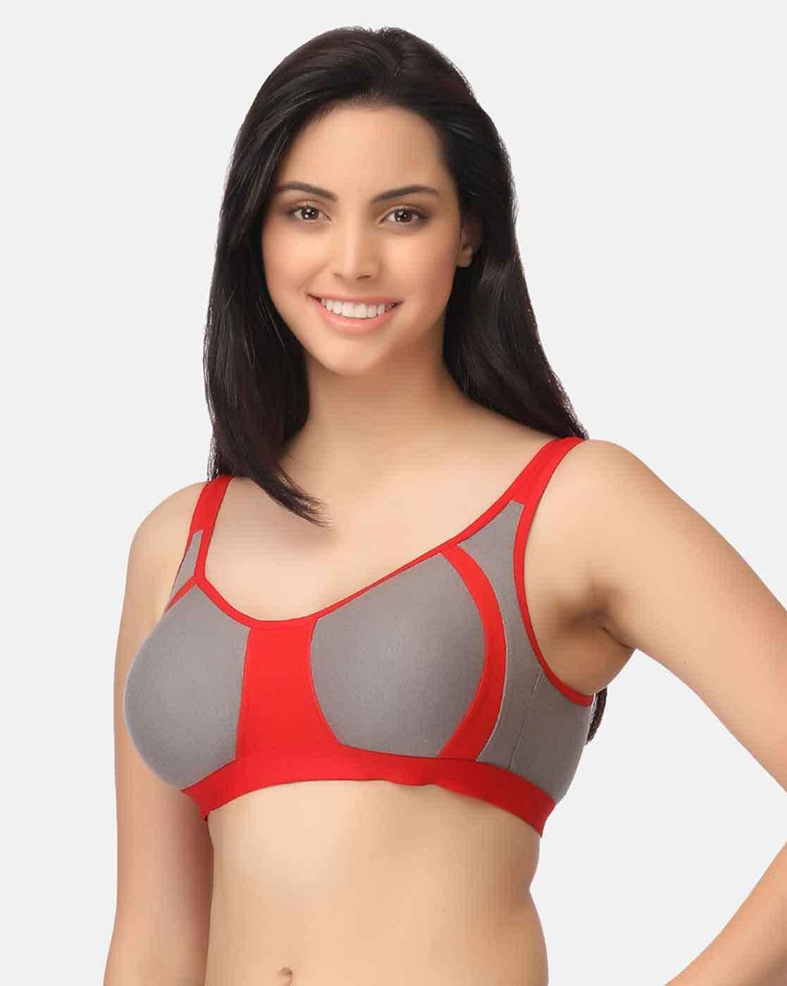 Buy Clovia Lightly Padded Non Wired Full Coverage Push-Up Bra - Grey at  Rs.549 online