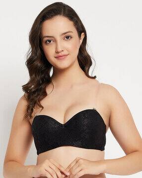 clovia Printed Padded Full-Coverage Under-Wired Balconette Bra-picture-15