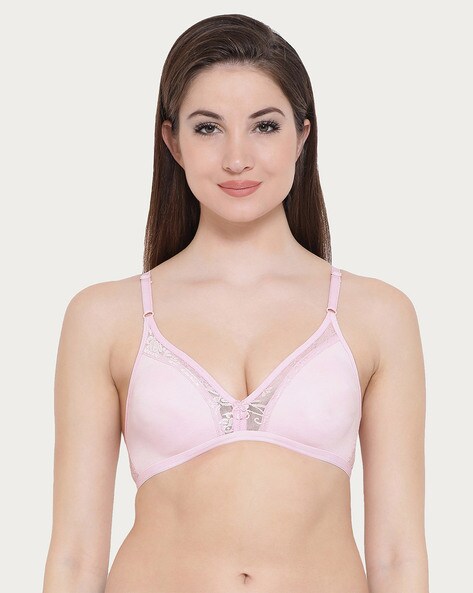 Buy Rosaline Basics Padded Non Wired 3/4th Coverage T-Shirt Bra-Skin at  Rs.499 online
