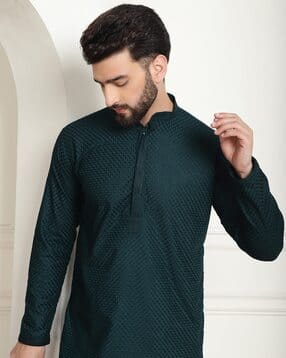 sojanya Men Embroidered Regular Fit Long Kurta-picture-34