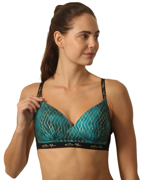 Soie Women Printed Lightly-Padded Bra