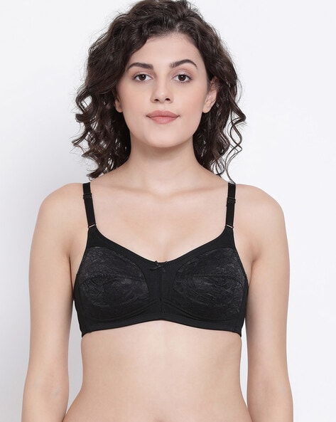 Buy online Black Net Front Open Bra from lingerie for Women by Clovia for  ₹309 at 74% off