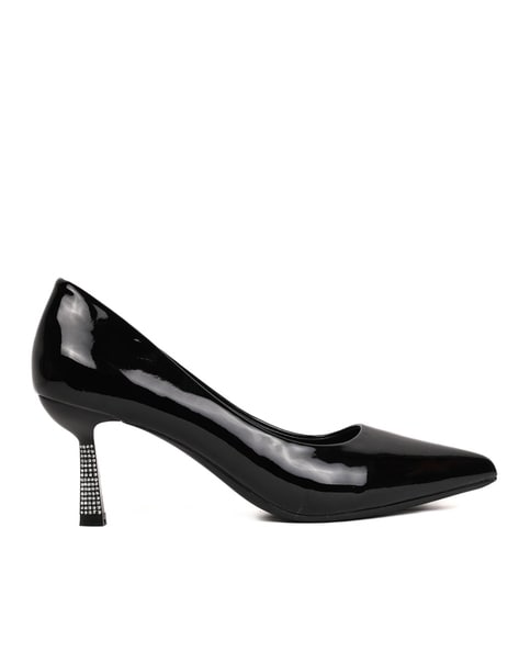 Jove Women Stone-Studded Pumps with Heeled