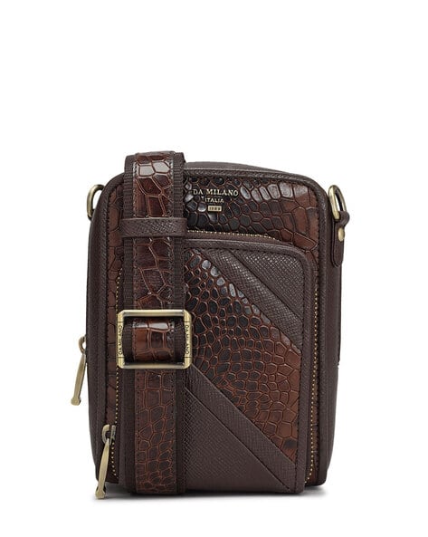 Buy Brown Fashion Bags for Men by Da Milano Online