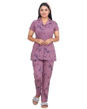 clint Women Printed Nightwear Set-picture-33