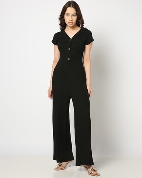 Women's Casual Tight Jumpsuit Sexy Low Neck Skinny Jumpsuit For Par