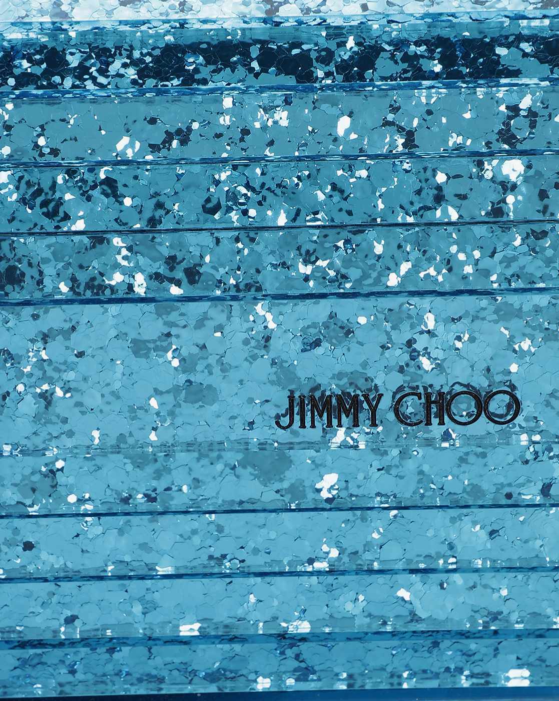 Buy Jimmy Choo Sweetie Dgrad Glitter Clutch Bag | Blue Color Women