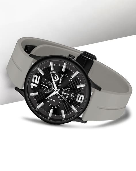 LORENZ MK-4081R Analogue Watch with Silicone Strap