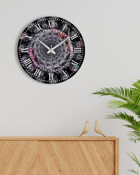 Olive Tree Printed Wooden Wall Clock