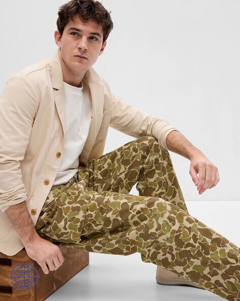 Gap camo shop trousers