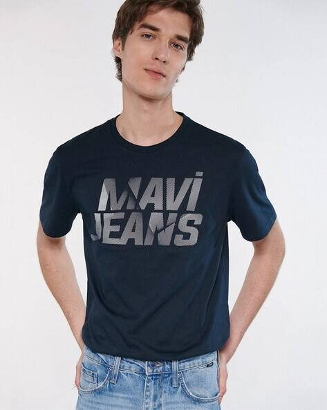 Buy Navy Blue Tshirts for Men by Mavi Online