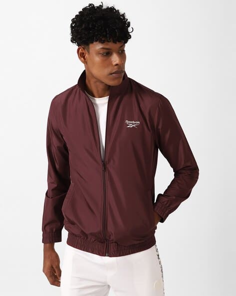 Reebok Regular Fit Zip-Front Hooded Jacket