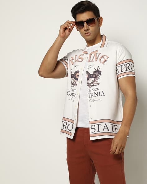 Buy Off-White Shirts for Men by YOUSTA Online