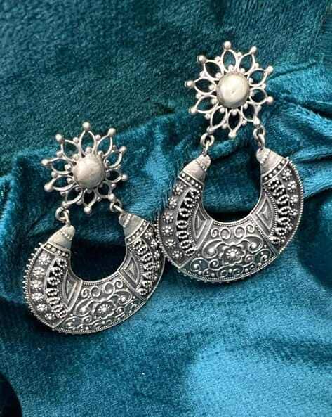 Buy Silver Earrings for Women by Arte Online