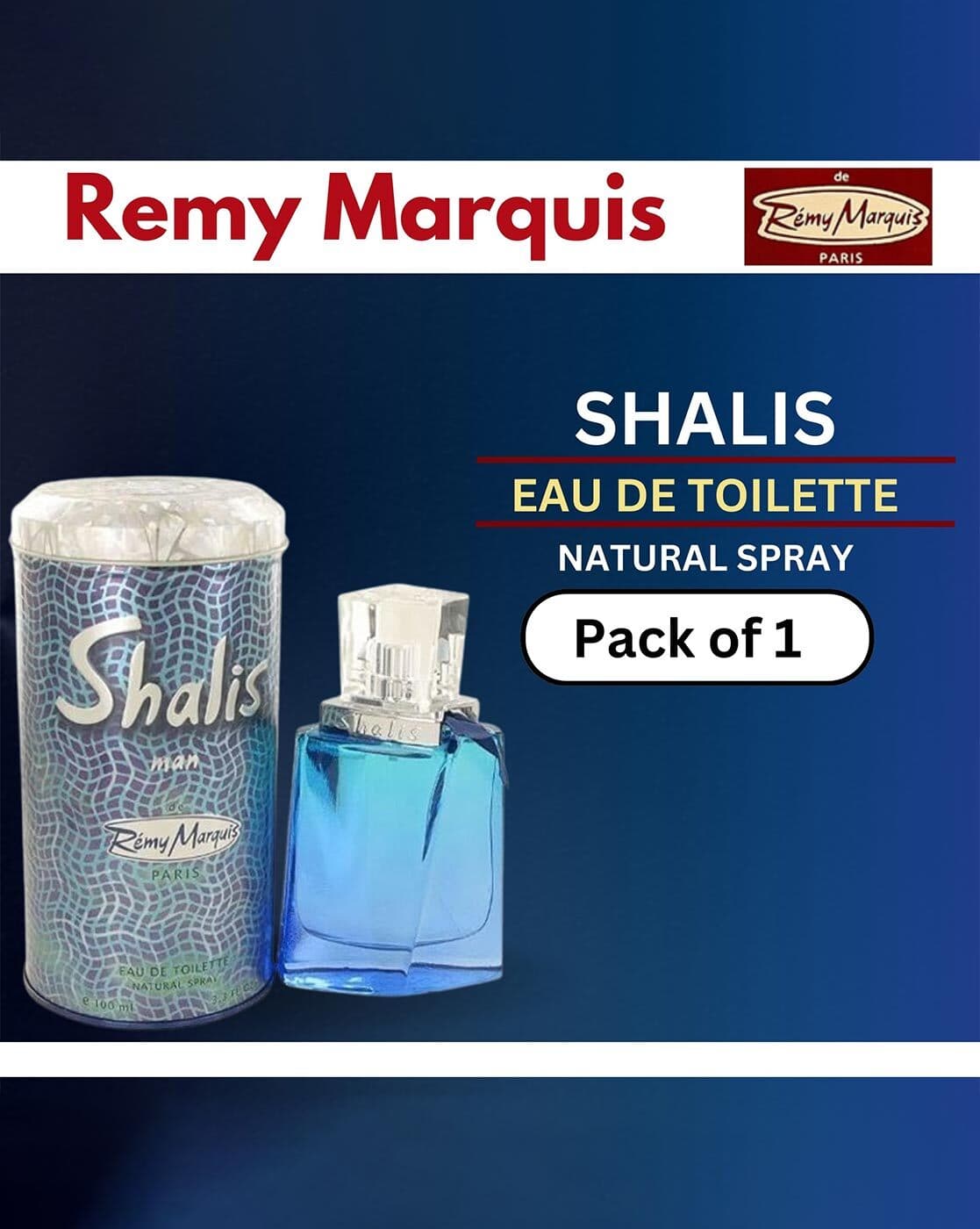 100 Ml Shalis Perfume Man Remy Marquis Shalis For Men Eau De