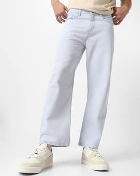 urbano fashion Men Loose Fit Non-Stretchable Washed Jeans-picture-11
