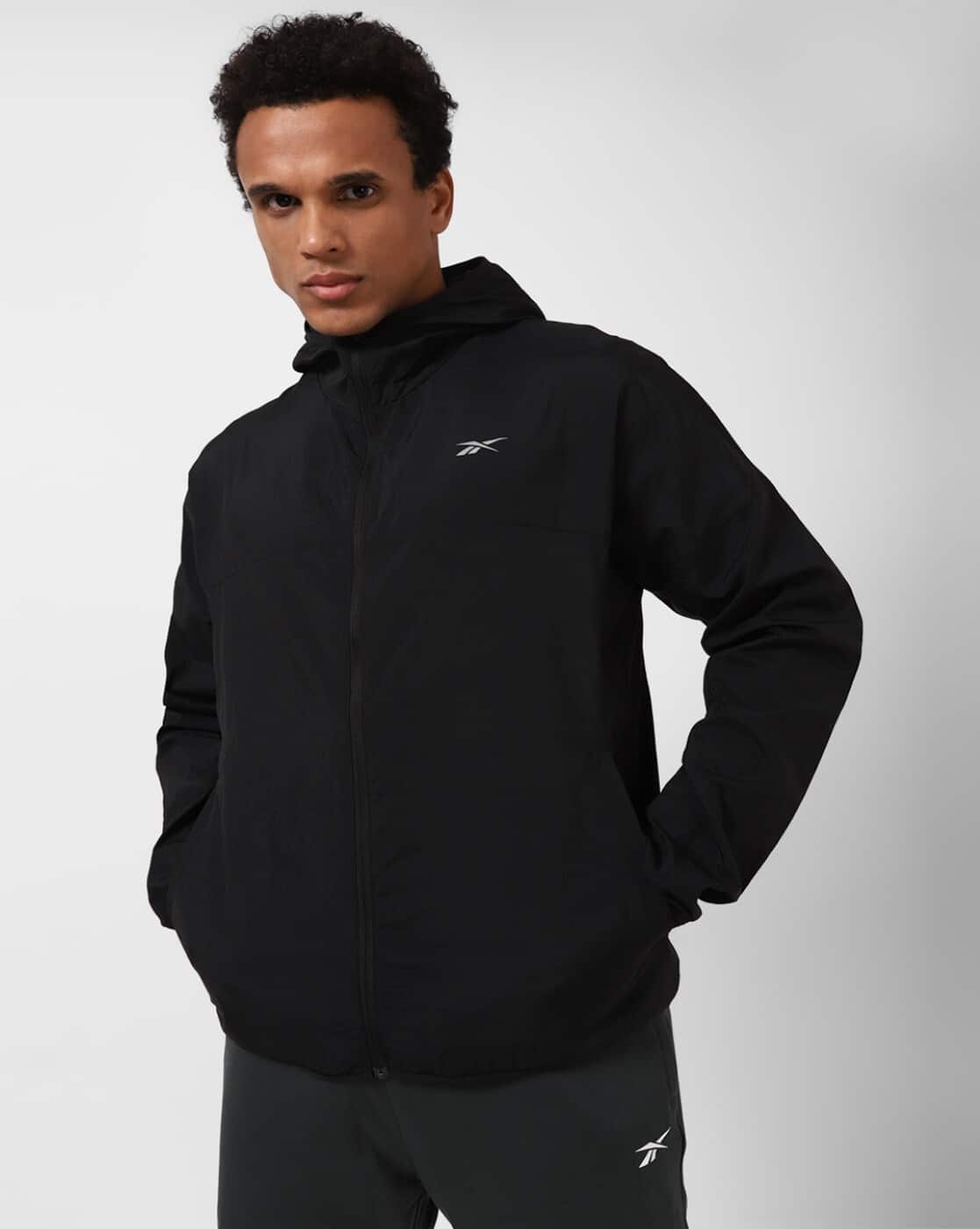 Buy Black Jackets & Coats for Men by REEBOK Online | Ajio.com