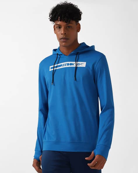 Buy Blue Sweatshirt Hoodies for Men by Reebok Online