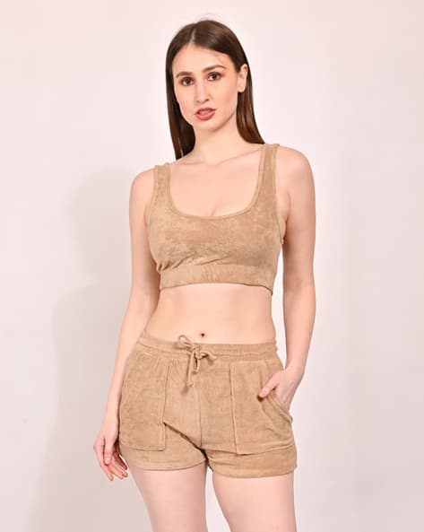 Nobarr Women 2-Piece Co-Ord Set with Tie-Up