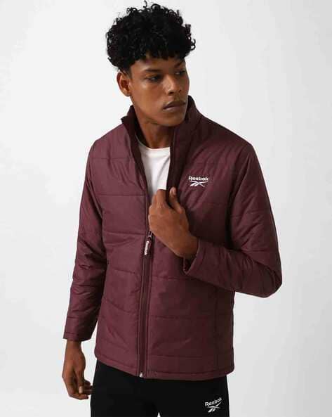 Reebok Regular Fit Zip-Front Puffer Jacket