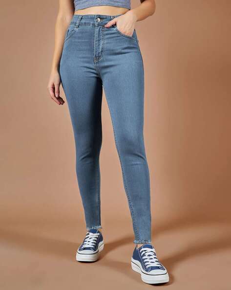 Buy Blue Jeans & Jeggings for Women by Dolce Crudo Online