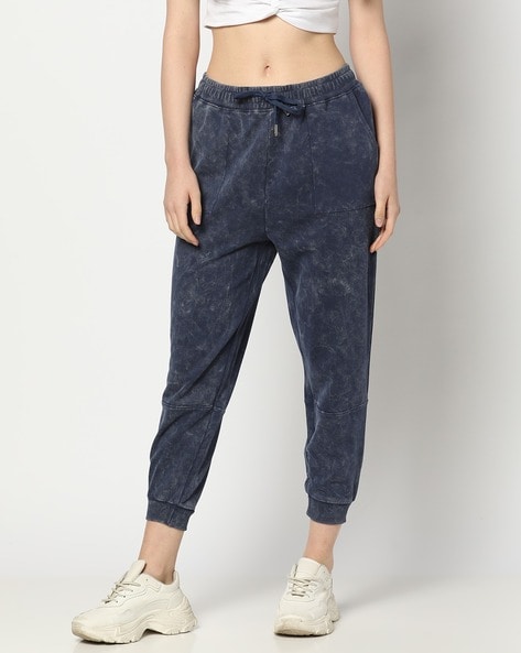 Women Acid-Wash Regular Fit Joggers