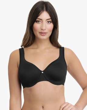  TOYVTOO 32-46(B-DD) Minimizer Bras for Women No Underwire  One-Piece Seamless Bras That Make Breast Look Smaller 32c Black : Clothing,  Shoes & Jewelry